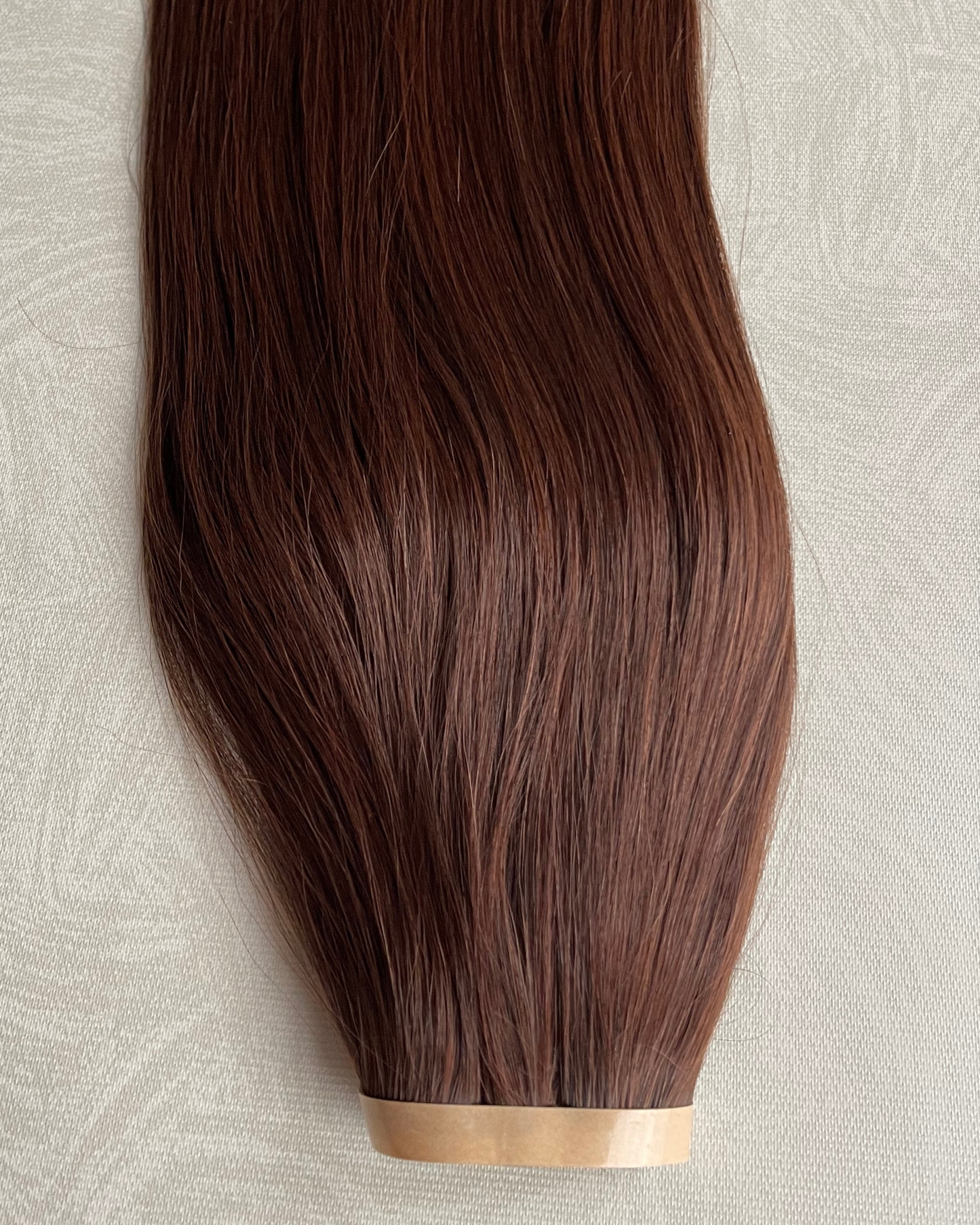 26” 210g Tape-In Weft Bio-Protein Fibre Chocolate Brown