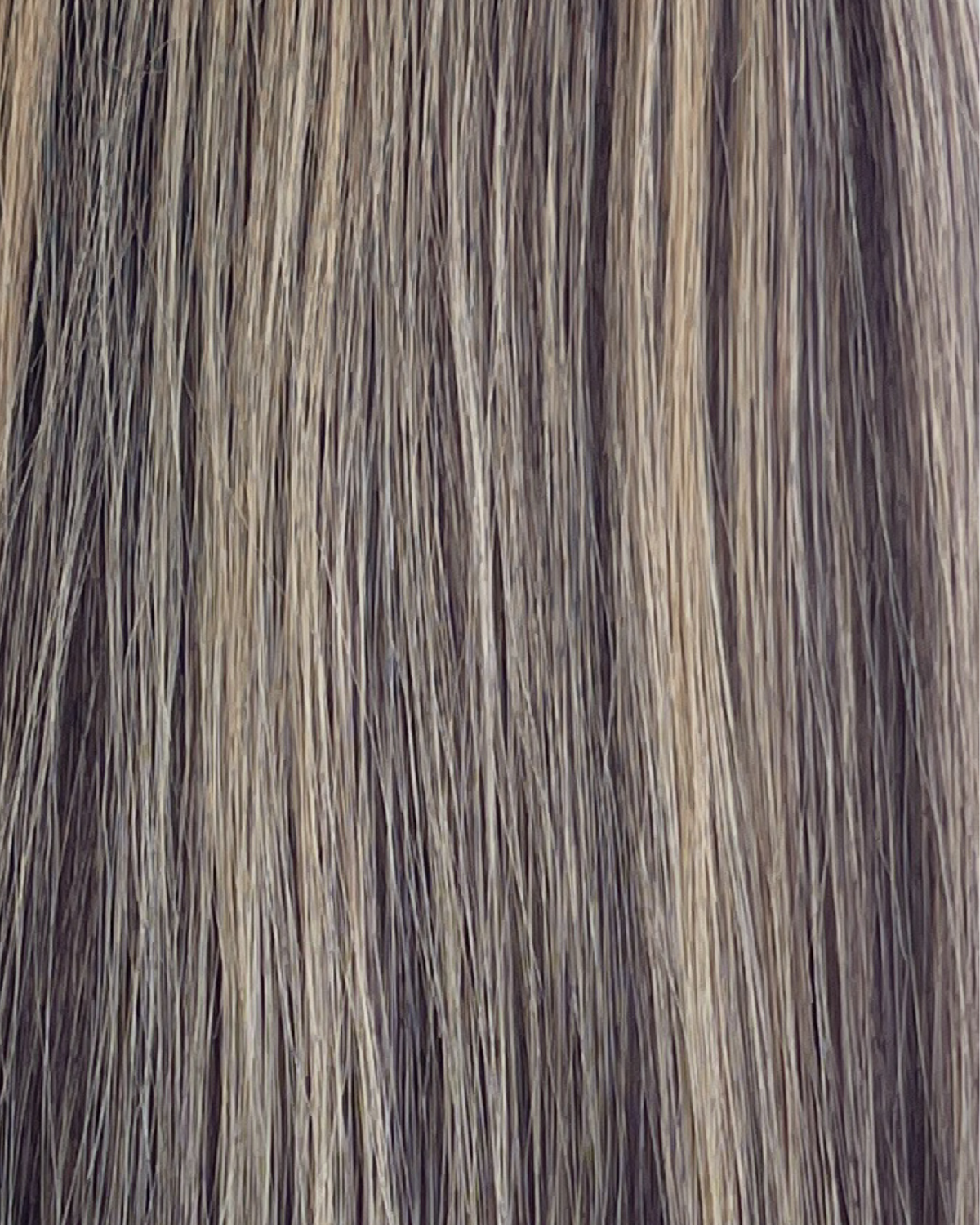 26” 200g Tape-In Weft Bio-Protein Fibre Medium Brown Highlighted