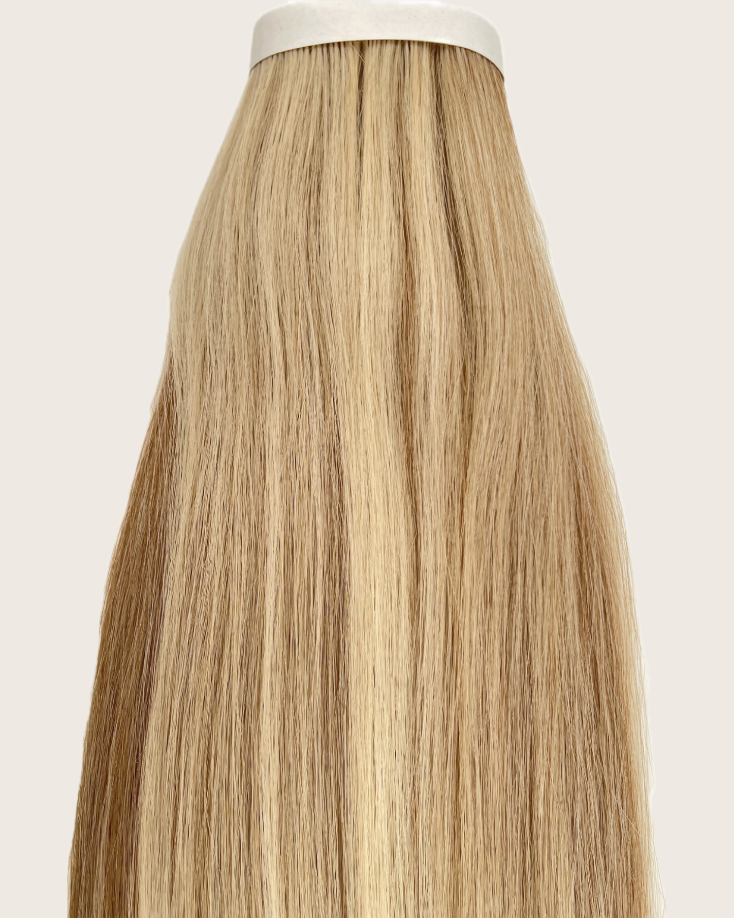 26” 210g Tape-In Weft Bio-Protein Fibre Piano Blonde