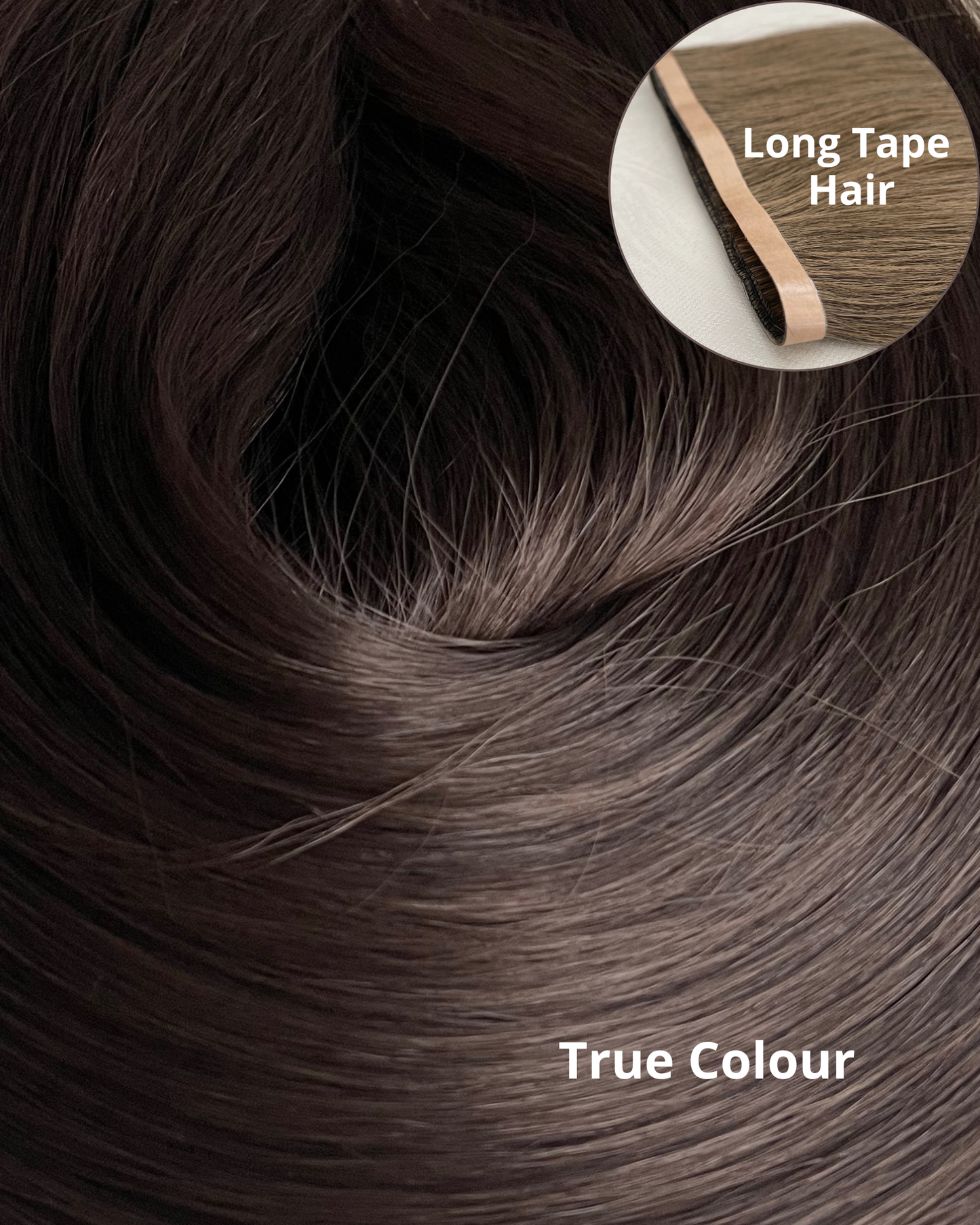 26” 210g Tape-In Weft Bio-Protein Fibre Soft Black