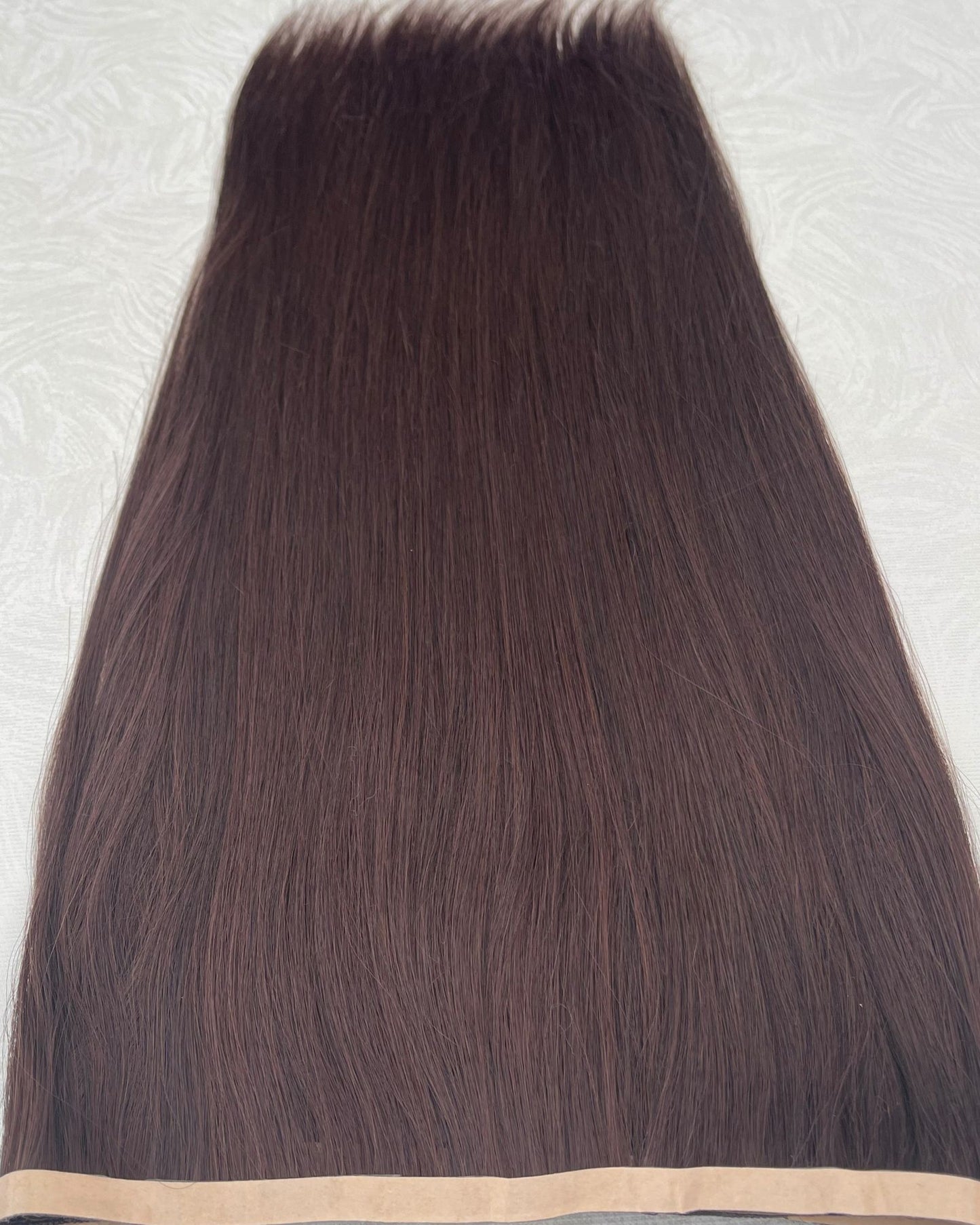 26” 210g Tape-In Weft Bio-Protein Fibre Dark Brown