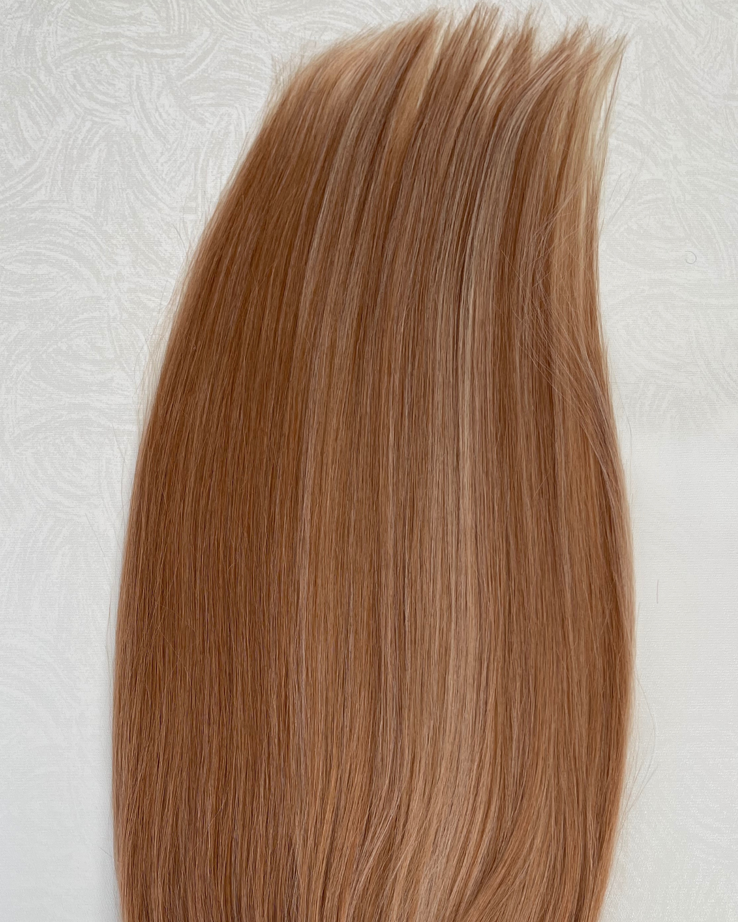 26” 210g Tape-In Weft Bio-Protein Fibre Highlighted Dark Blonde