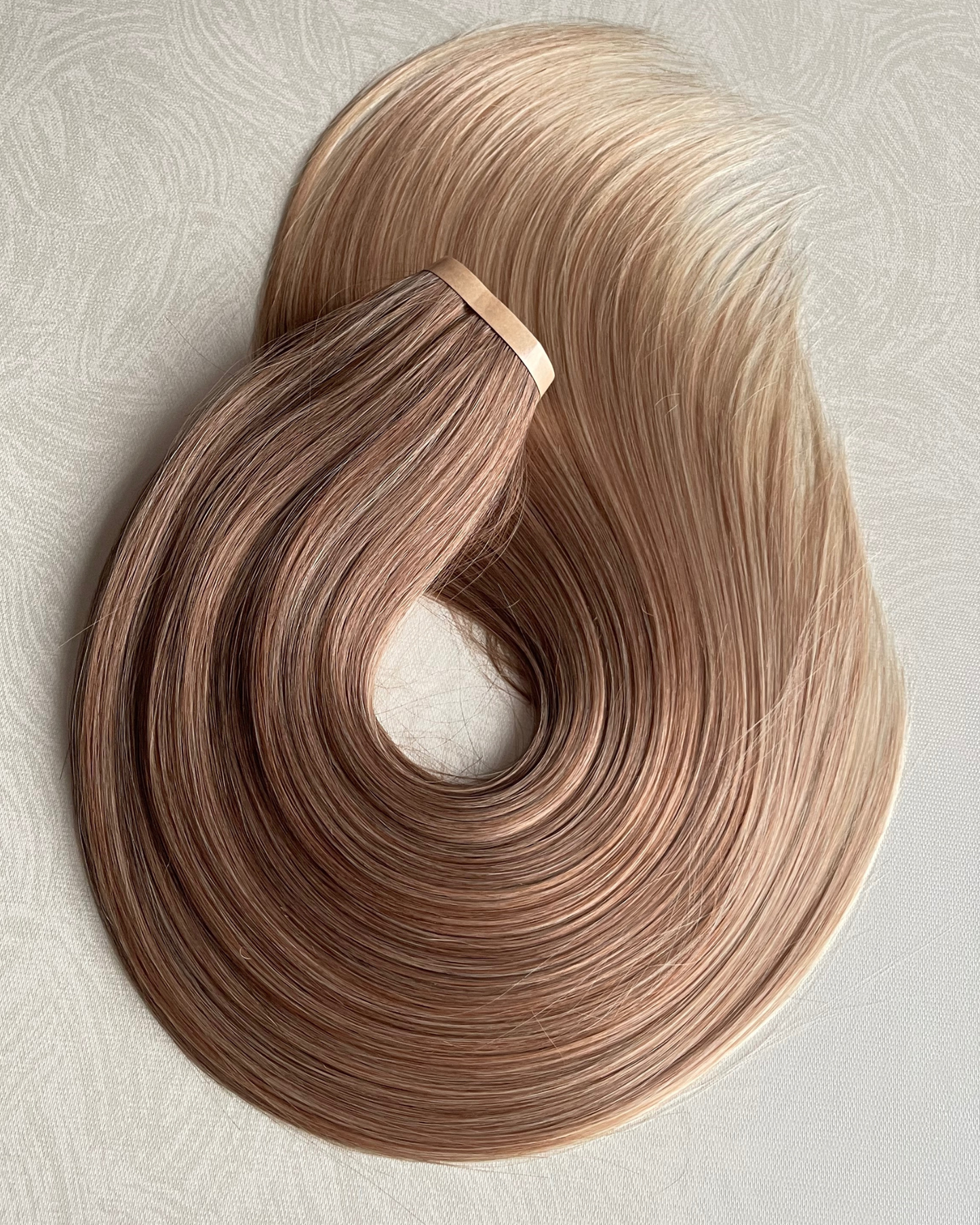 26” 210g Tape-In Weft Bio-Protein Fibre Toffee Brown