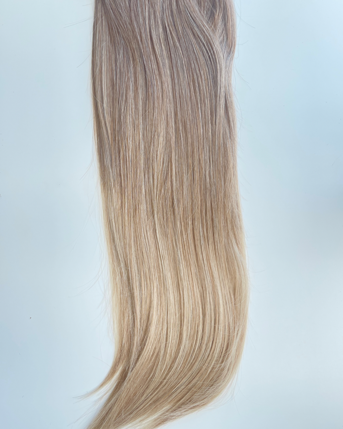 26” 200g Tape-In Weft Bio-Protein Fibre Light Toffee Brown Balayage
