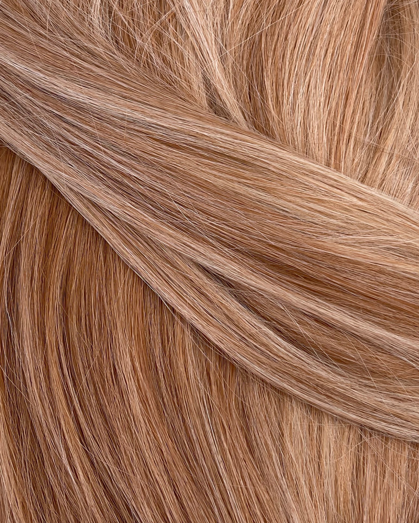 26” 210g Tape-In Weft Bio-Protein Fibre Highlighted Dark Blonde