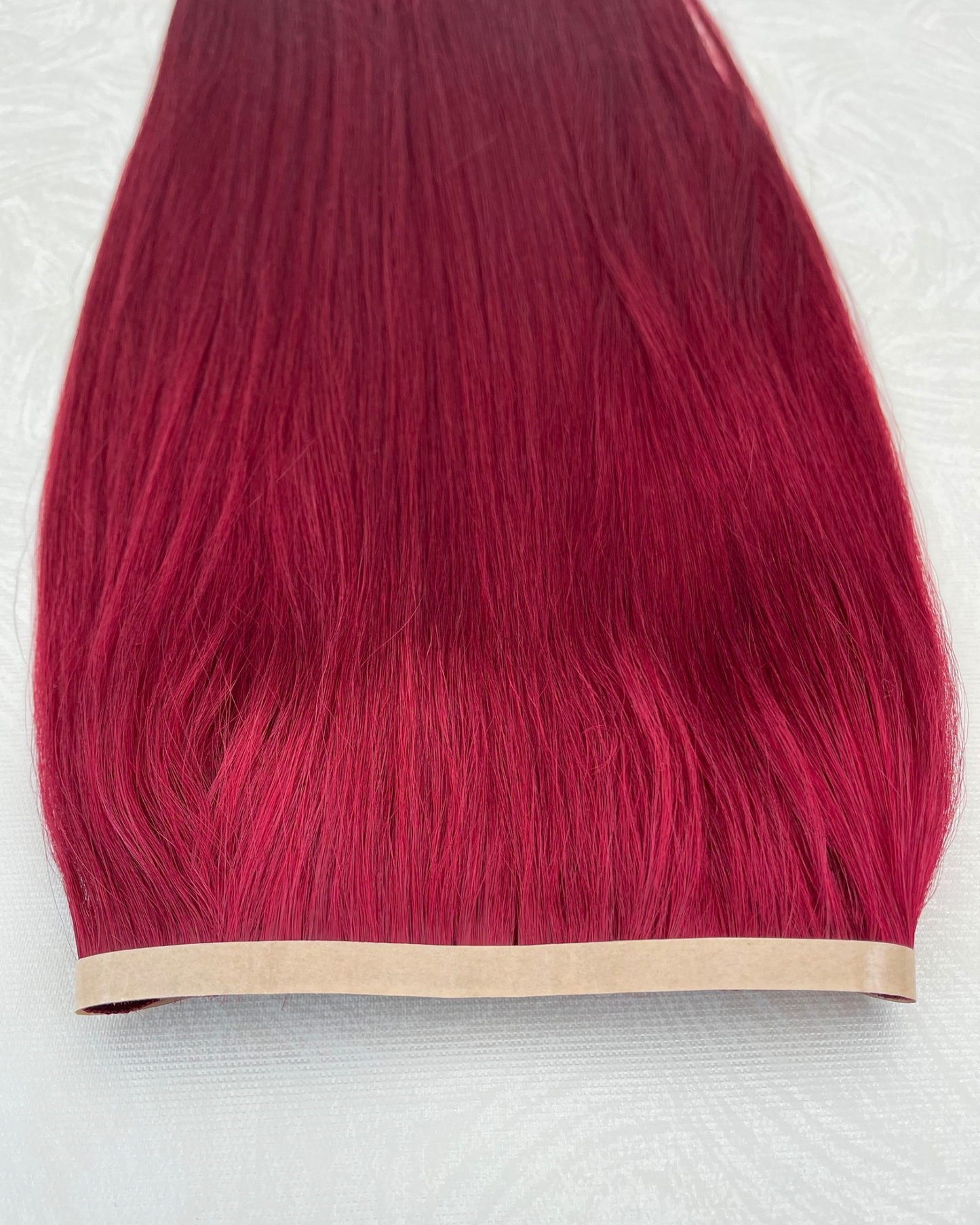 26” 210g Tape-In Weft Bio-Protein Fibre Burgundy