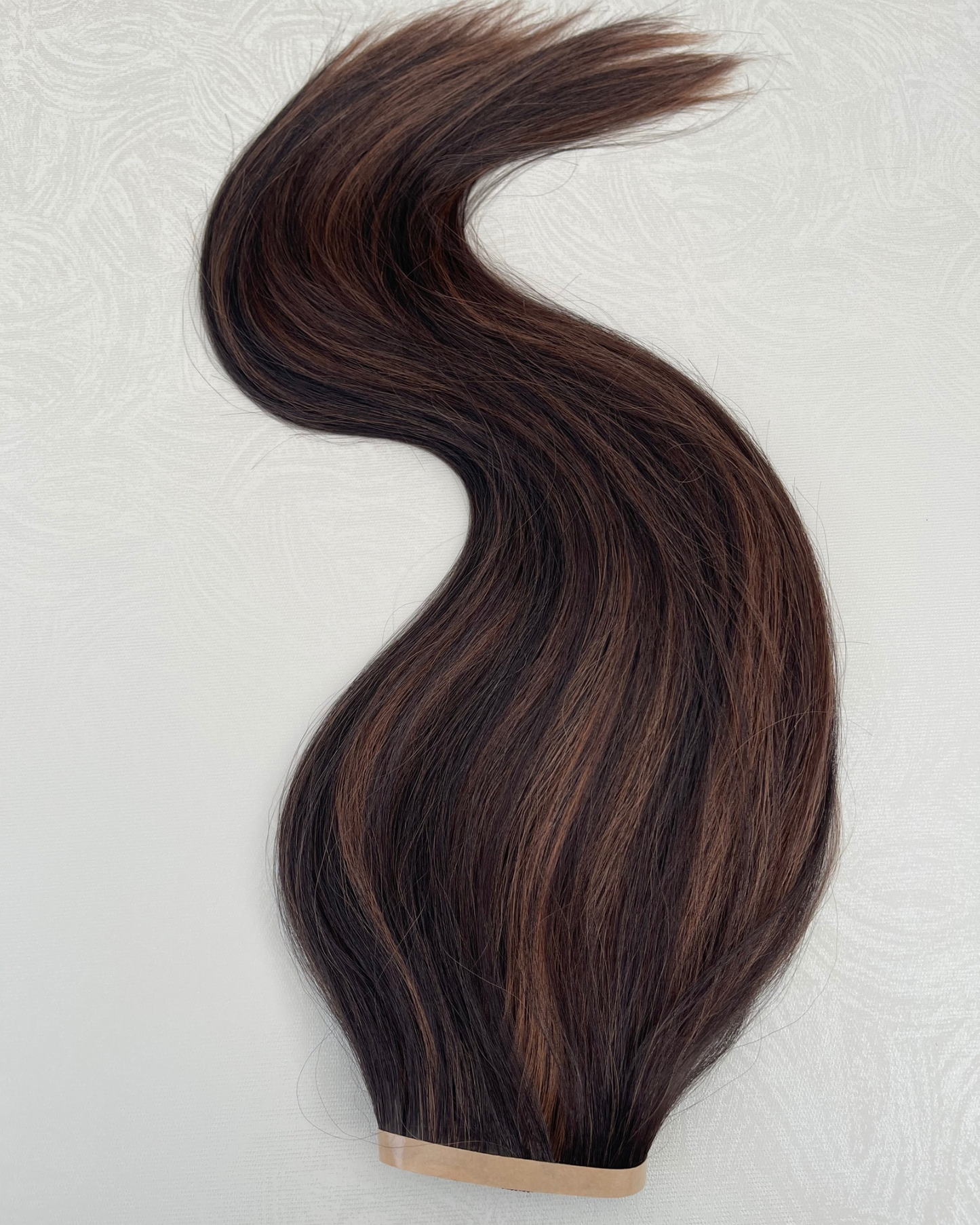 26” 210g Tape-In Weft Bio-Protein Fibre Brunette
