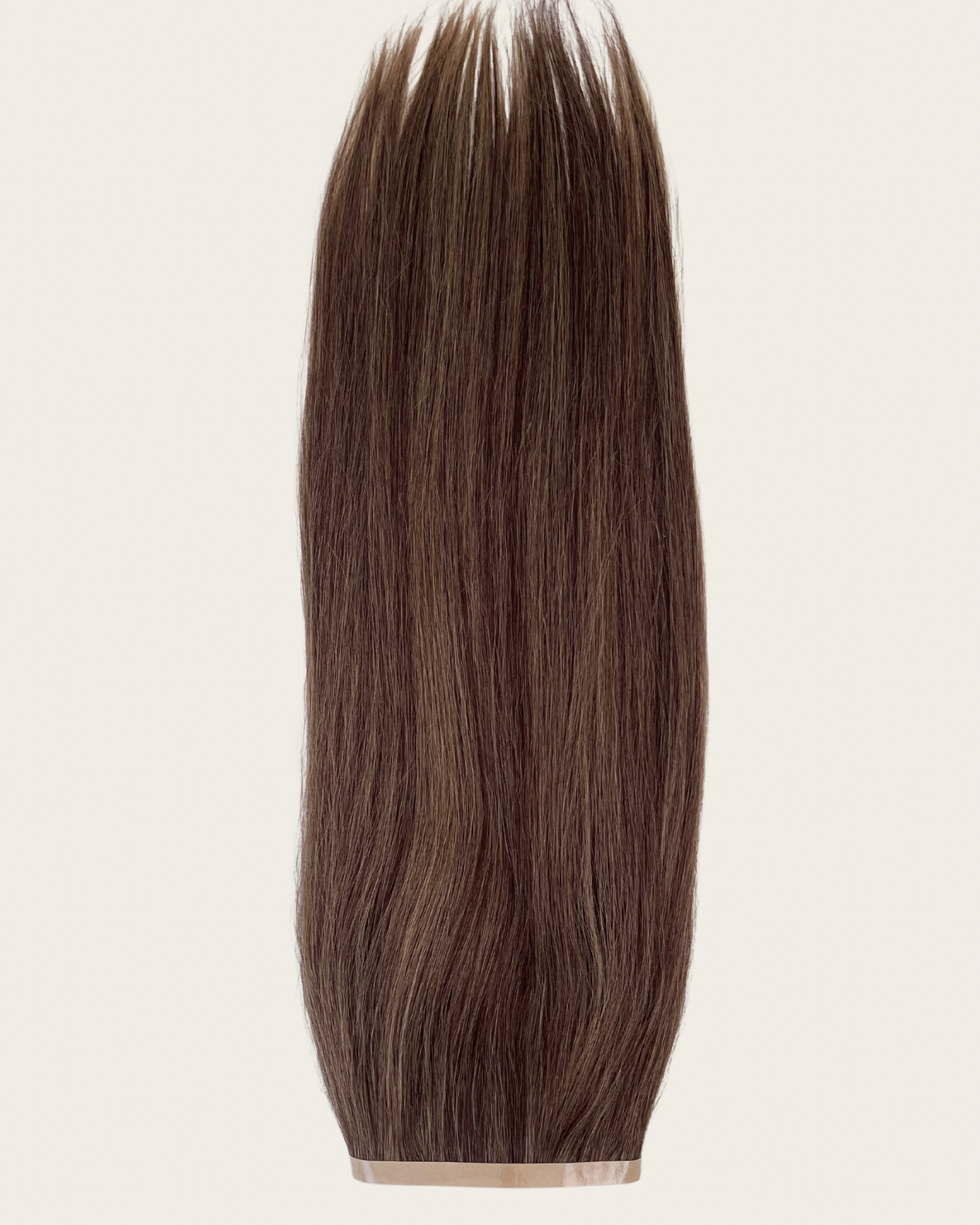 26” 210g Tape-In Weft Bio-Protein Fibre Medium Brown