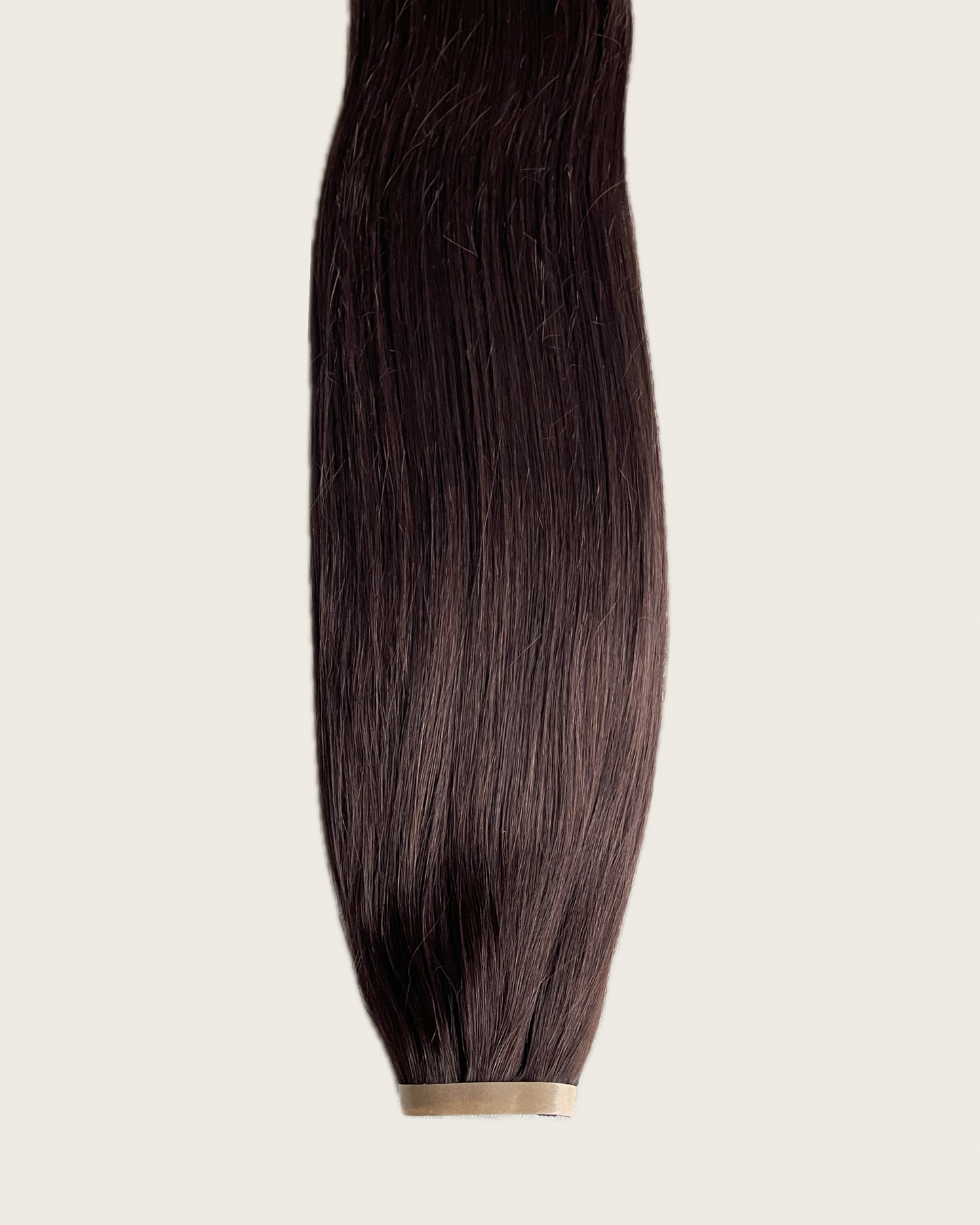 26” 210g Tape-In Weft Bio-Protein Fibre Dark Brown