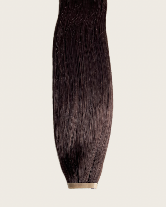 26” 210g Tape-In Weft Bio-Protein Fibre Dark Brown