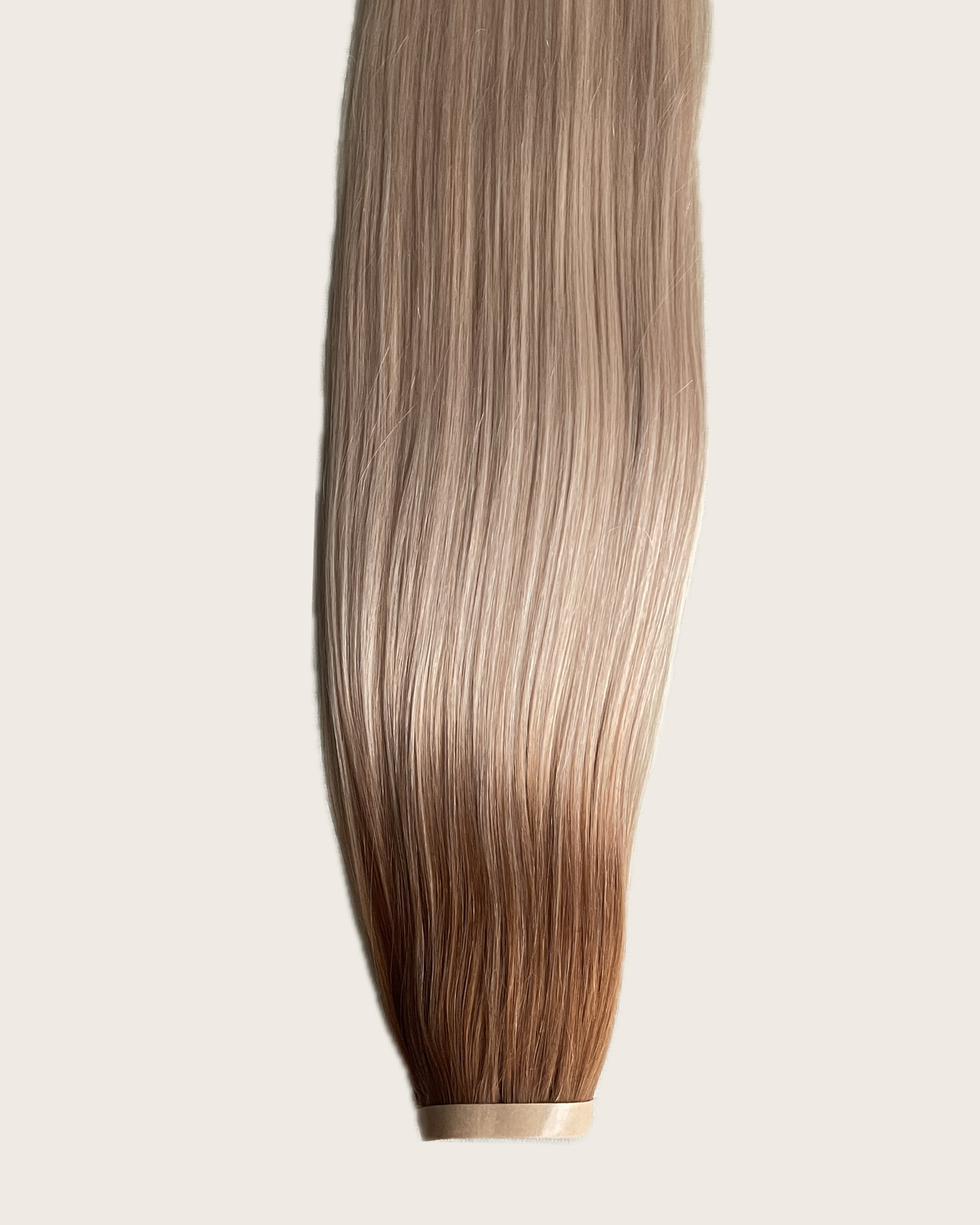 26” 210g Tape-In Weft Bio-Protein Fibre Rooted Medium Blonde