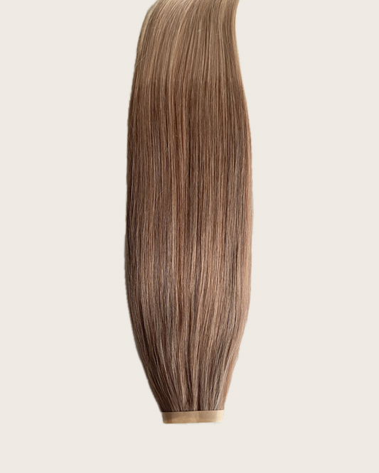 26” 210g Tape-In Weft Bio-Protein Fibre Toffee Brown
