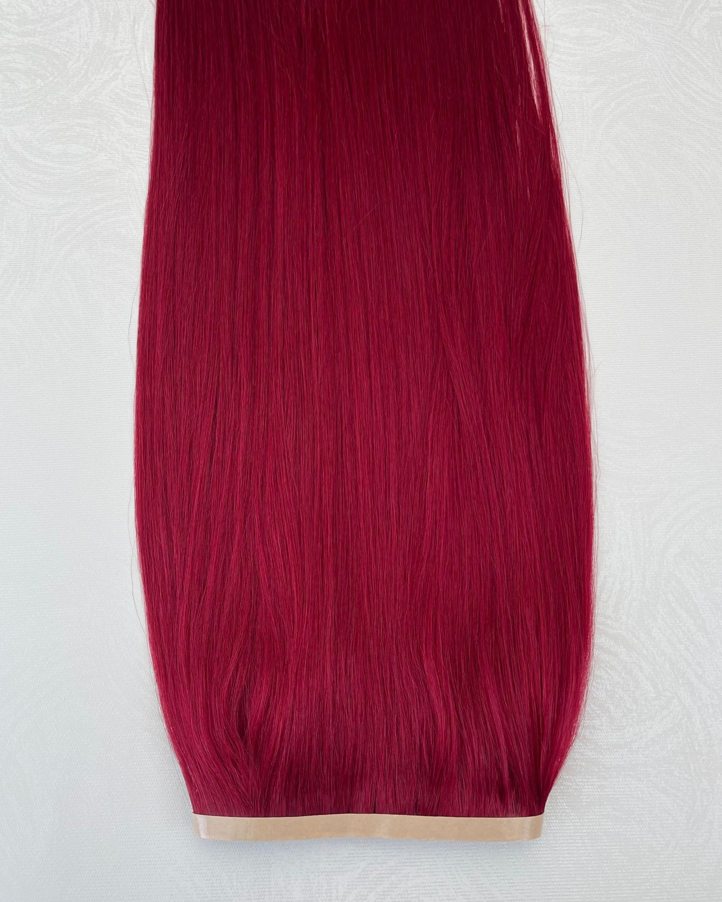 26” 210g Tape-In Weft Bio-Protein Fibre Burgundy