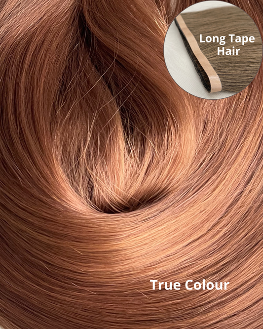 26” 210g Tape-In Weft Bio-Protein Fibre Light Brown