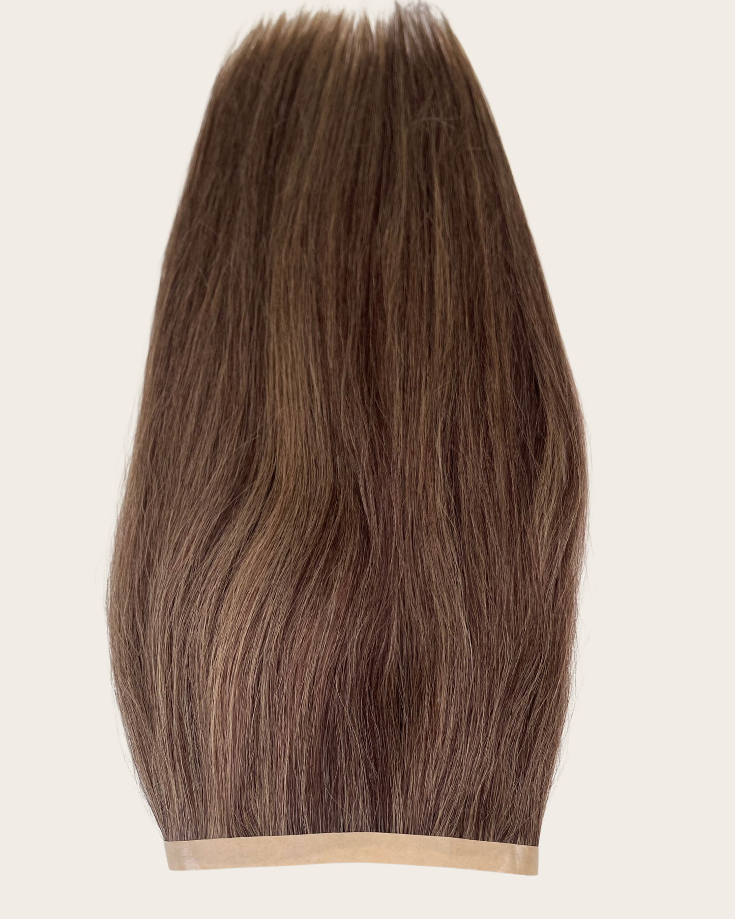 26” 210g Tape-In Weft Bio-Protein Fibre Medium Brown