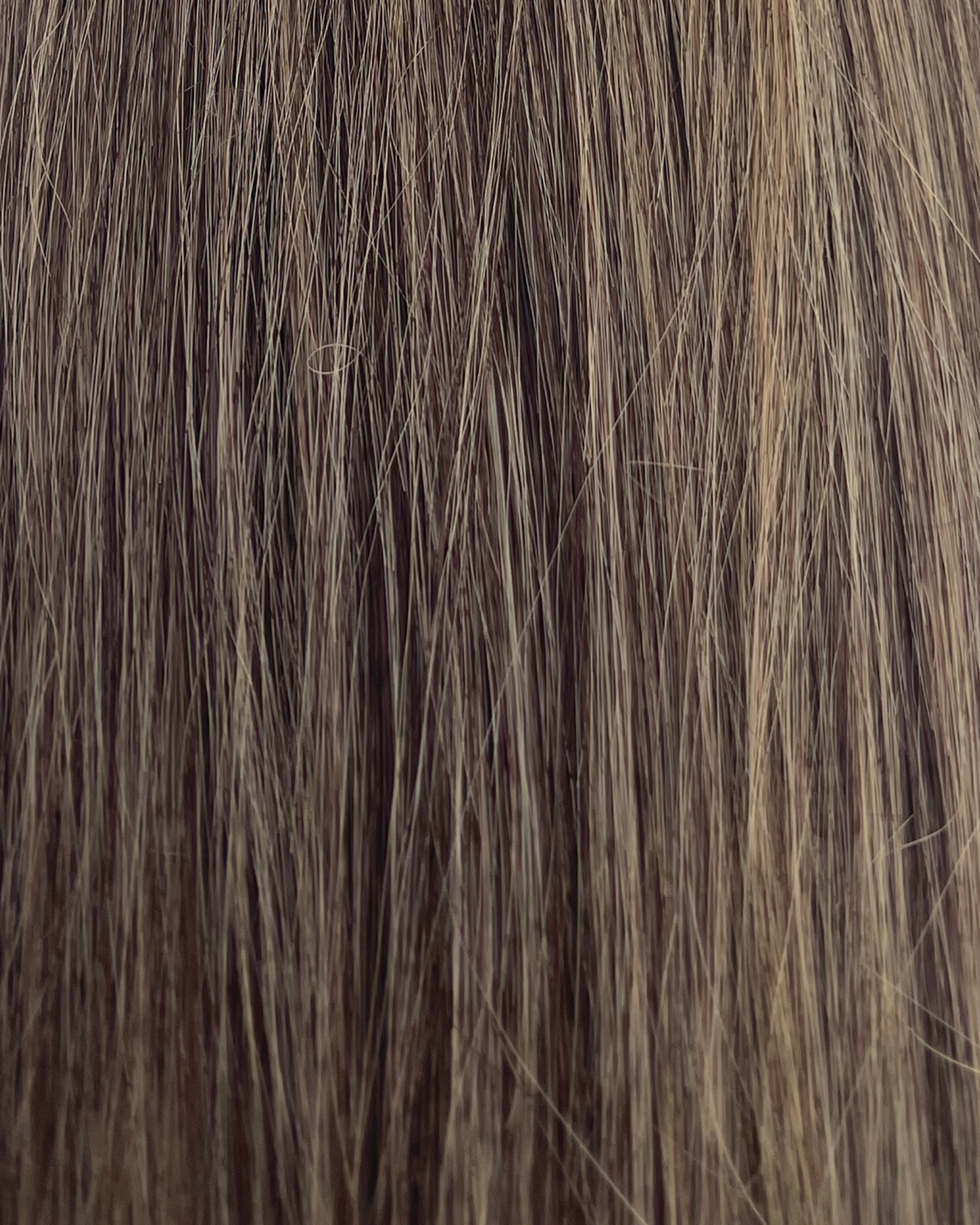 26” 210g Tape-In Weft Bio-Protein Fibre Highlighted Medium Brown