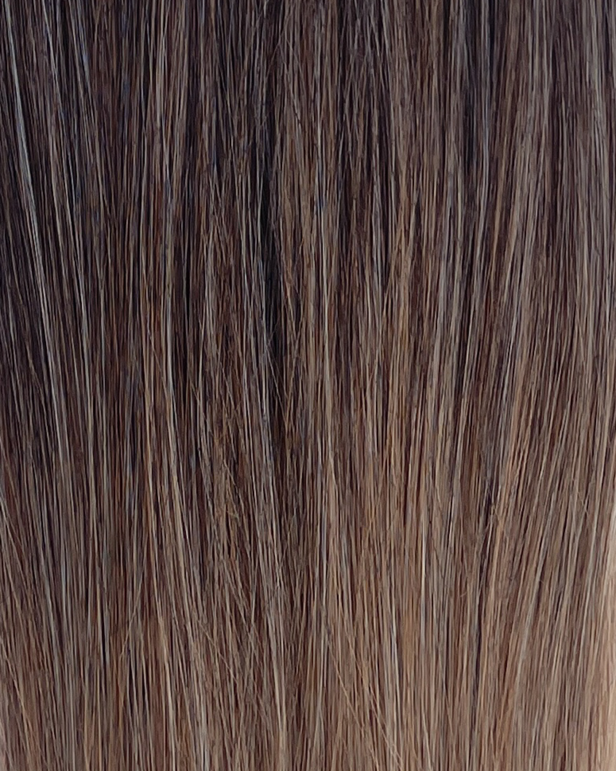 26” 200g Tape-In Weft Bio-Protein Fibre Toffee Brown Balayage