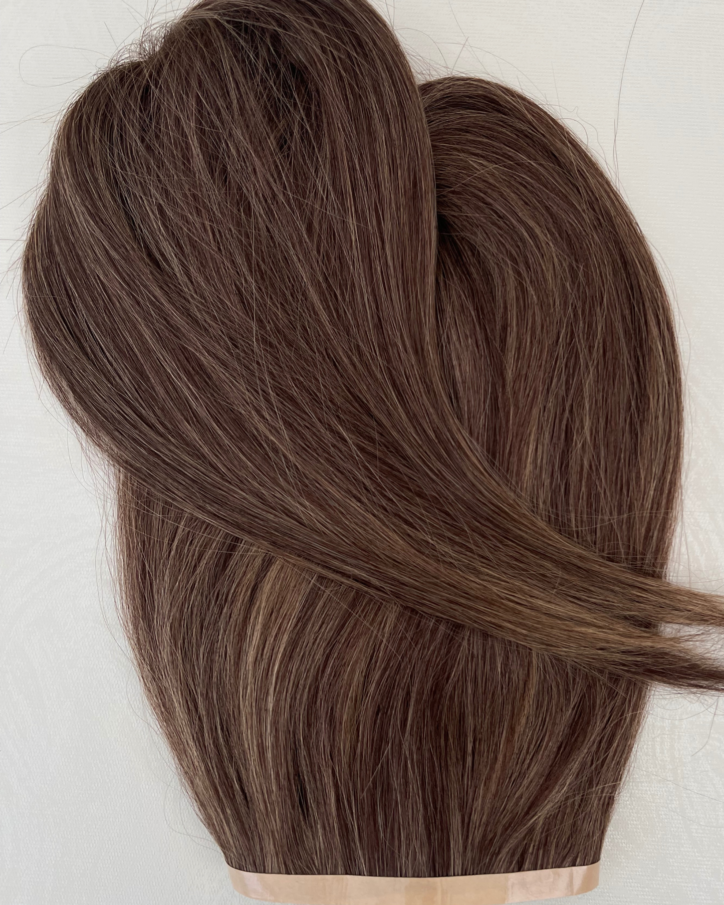 26” 210g Tape-In Weft Bio-Protein Fibre Medium Brown