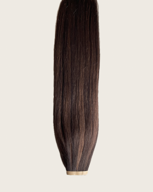 26” 210g Tape-In Weft Bio-Protein Fibre Brunette