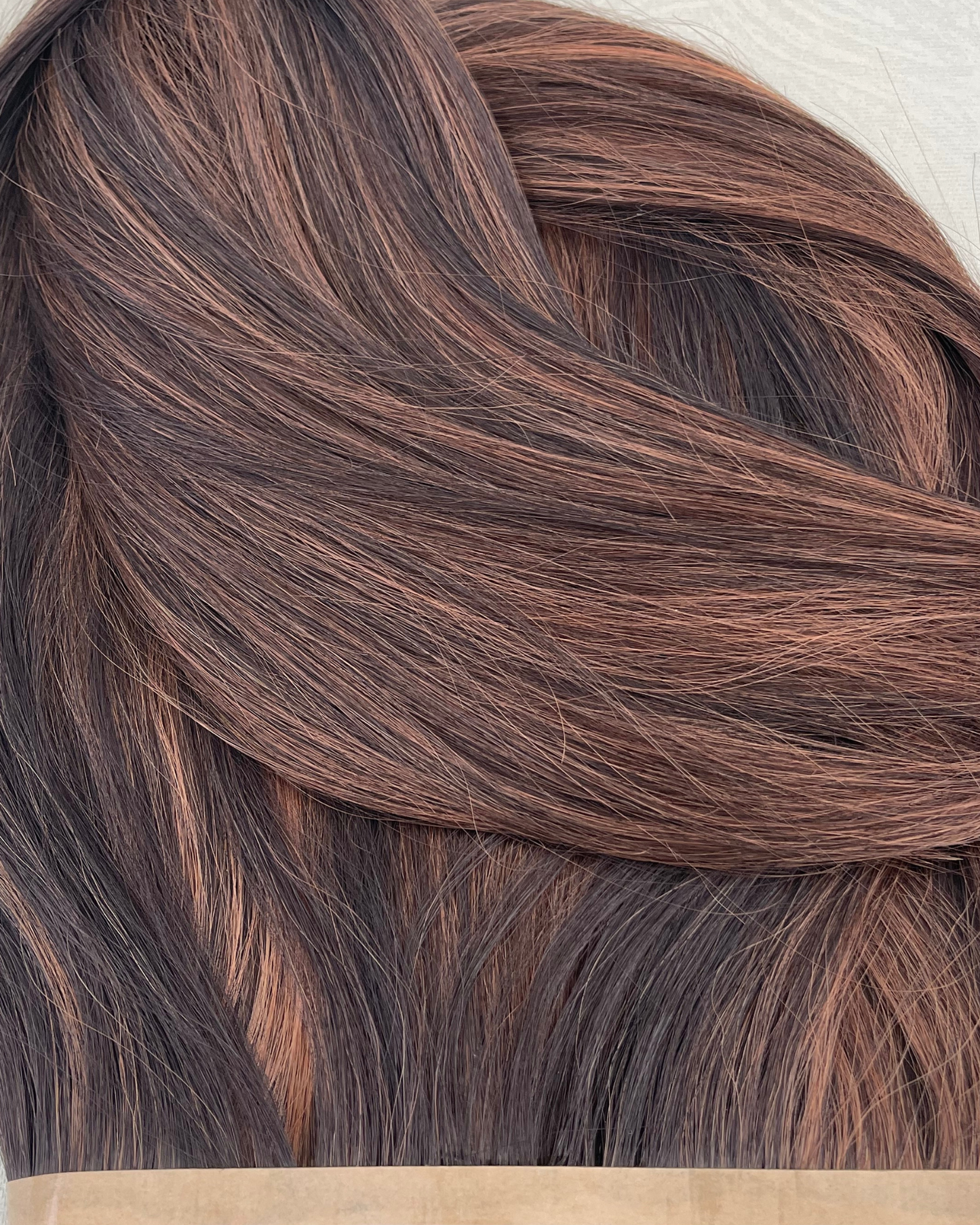 26” 210g Tape-In Weft Bio-Protein Fibre Brunette