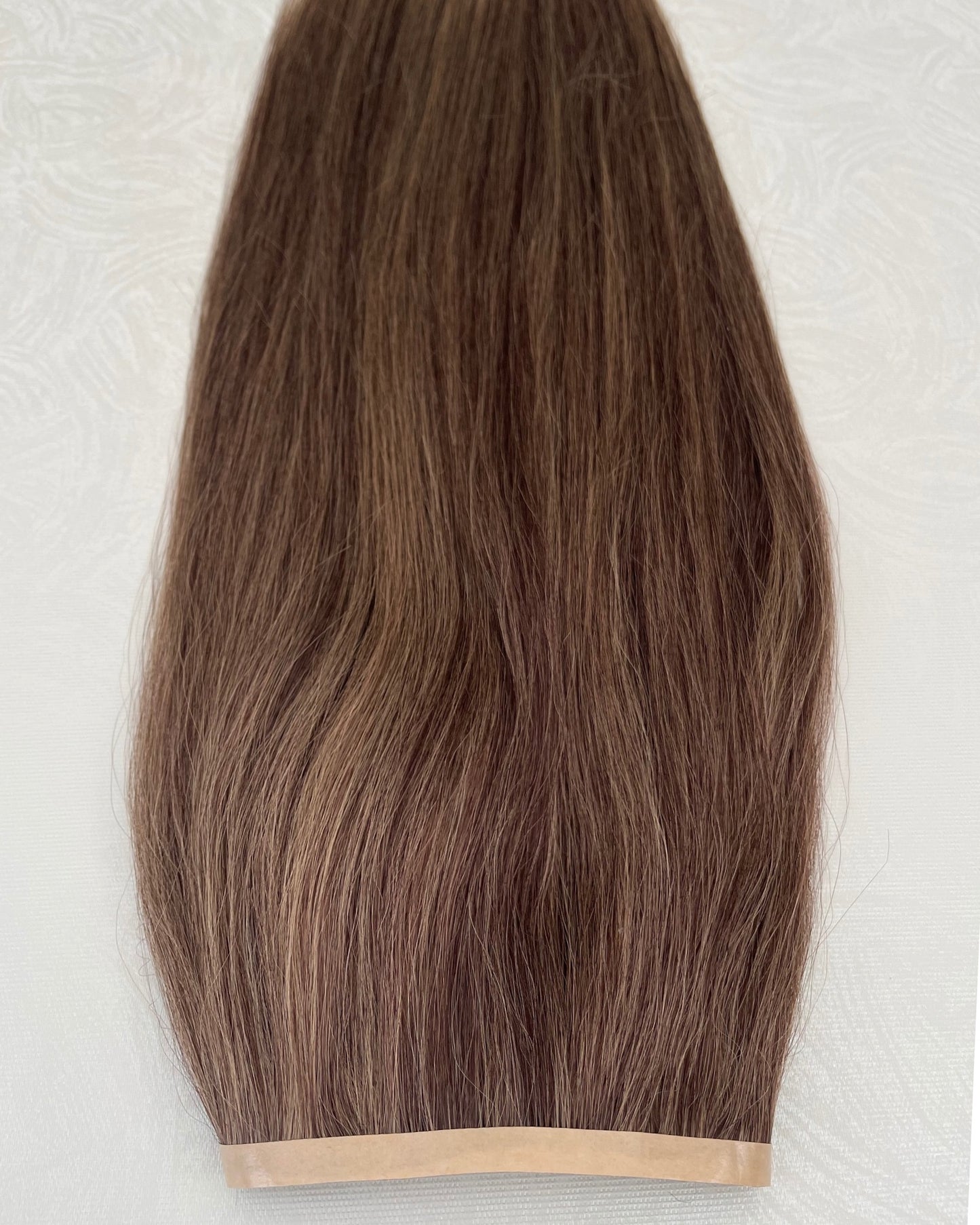 26” 210g Tape-In Weft Bio-Protein Fibre Medium Brown