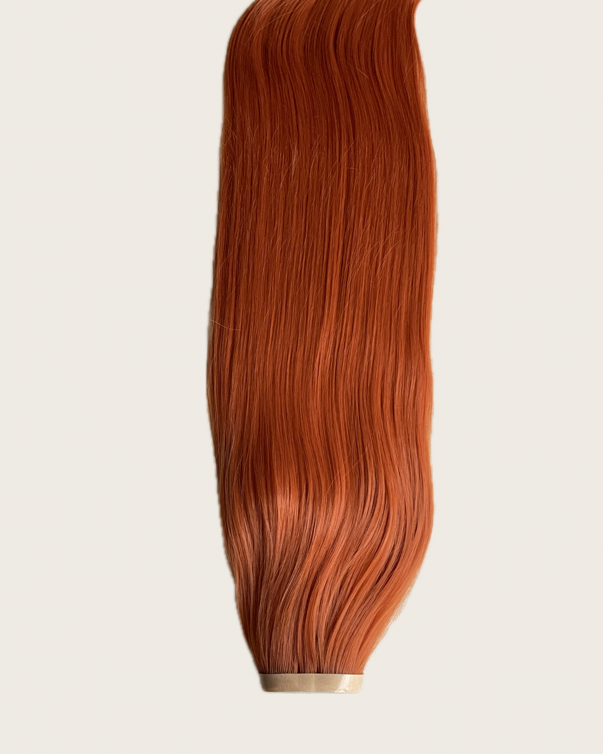 26” 200g Tape-In Weft Bio-Protein Fibre Vibrant Ginger
