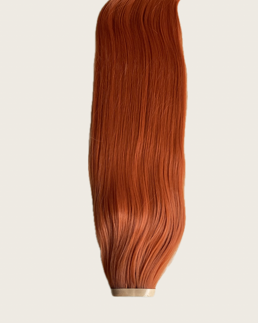 26” 210g Tape-In Weft Bio-Protein Fibre Vibrant Copper