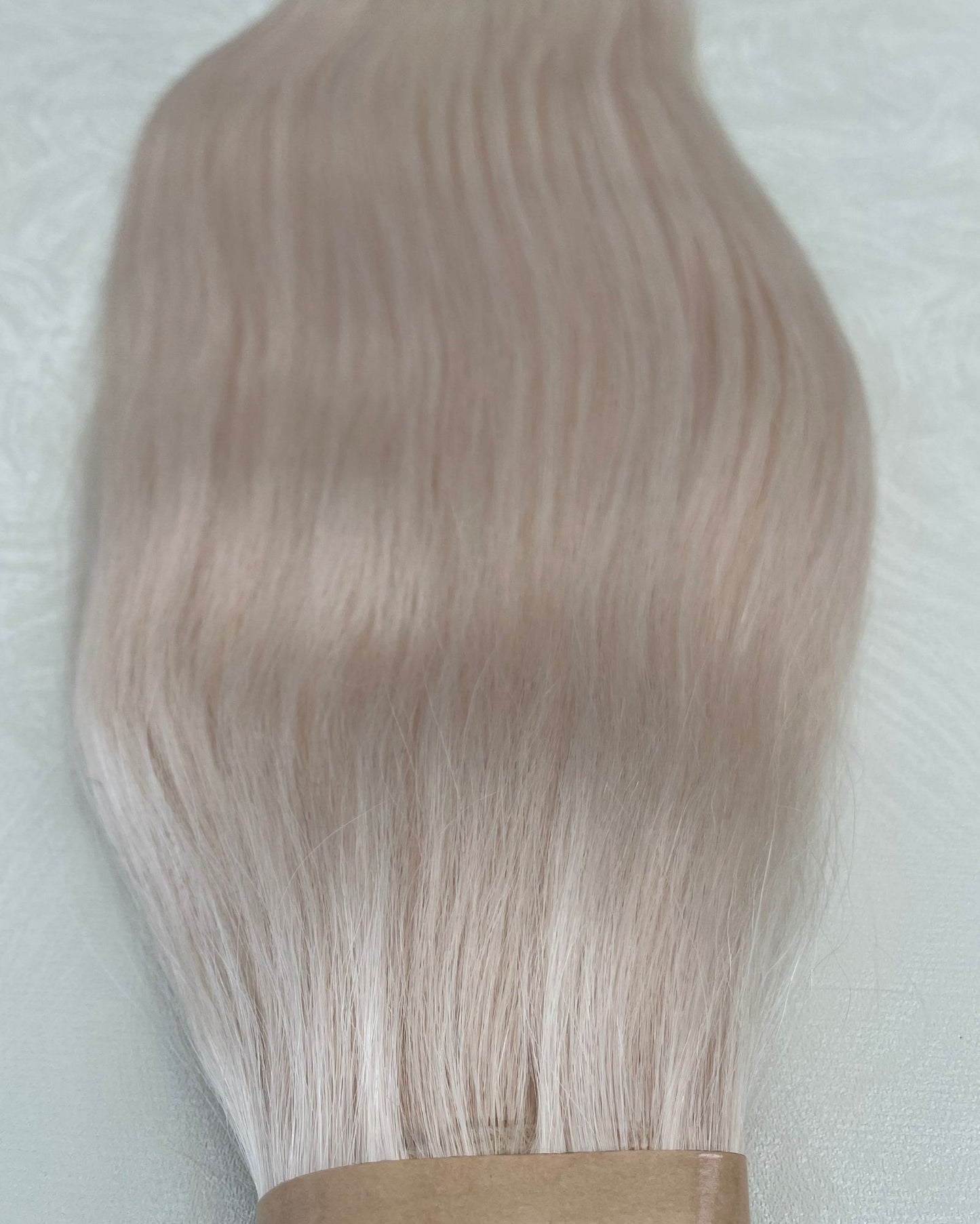 26” 210g Tape-In Weft Bio-Protein Fibre Platinum Blonde