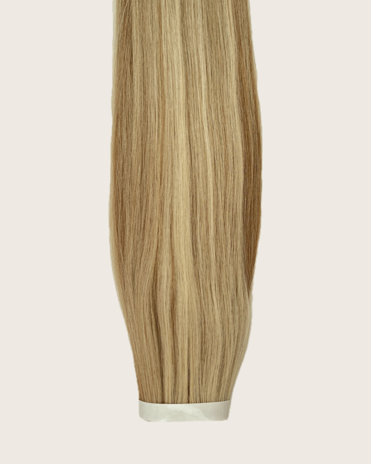 26” 210g Tape-In Weft Bio-Protein Fibre Piano Blonde