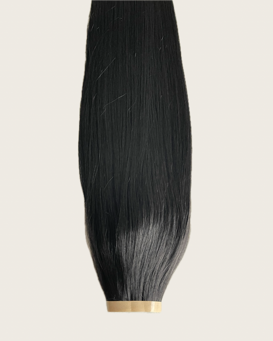 26” 210g Tape-In Weft Bio-Protein Fibre Jet Black