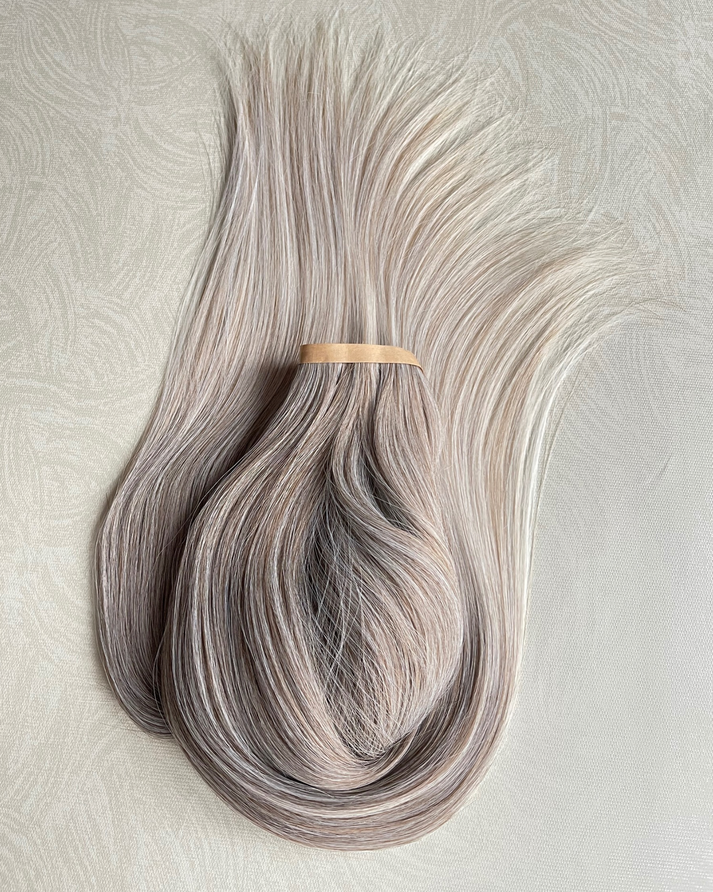 26” 210g Tape-In Weft Bio-Protein Fibre Dove Grey