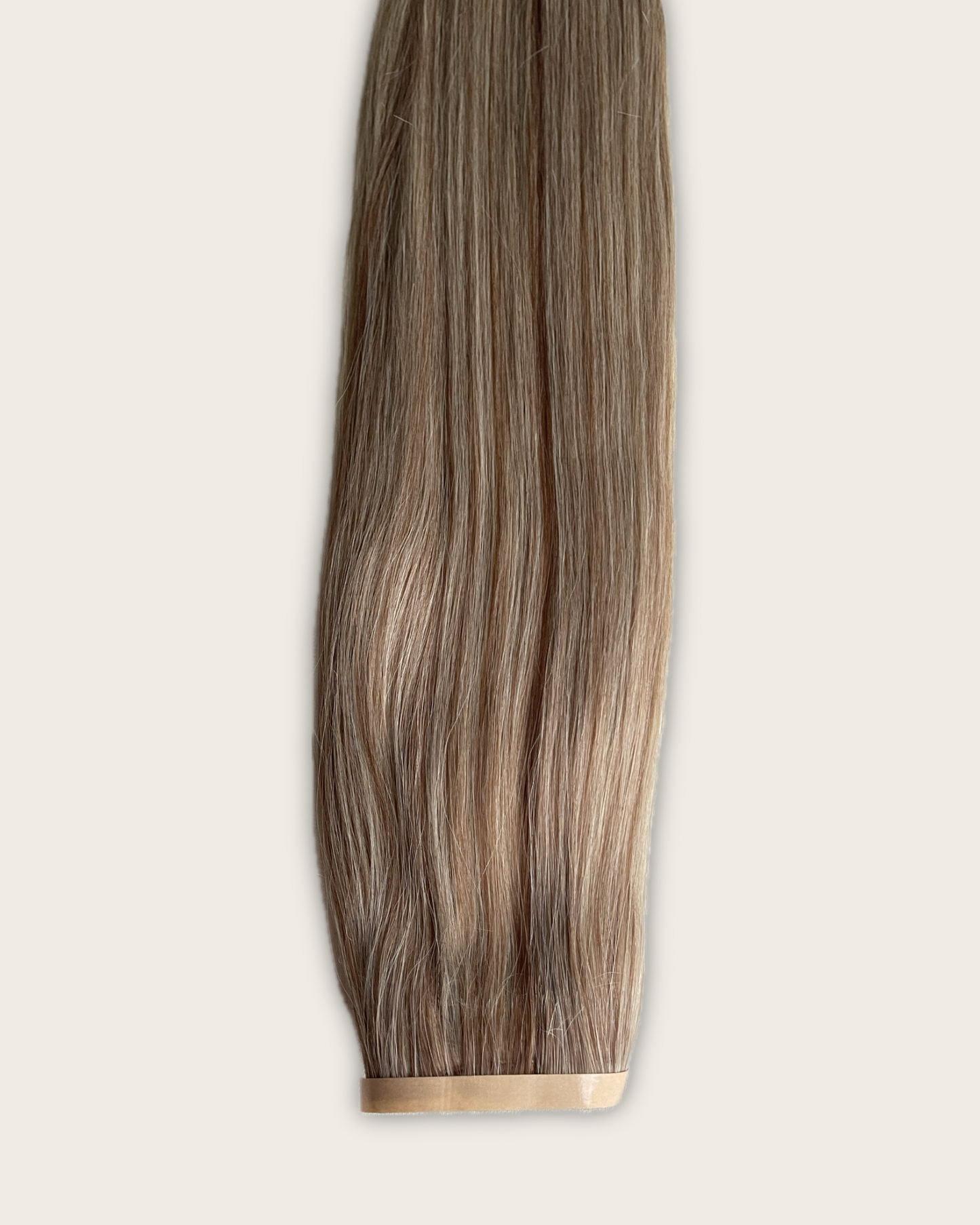 26” 210g Tape-In Weft Bio-Protein Fibre Highlighted Medium Blonde