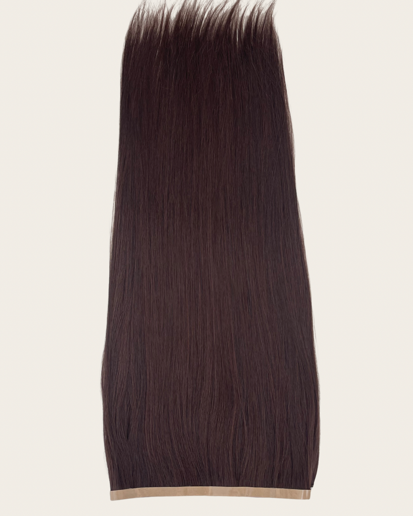 26” 210g Tape-In Weft Bio-Protein Fibre Dark Brown