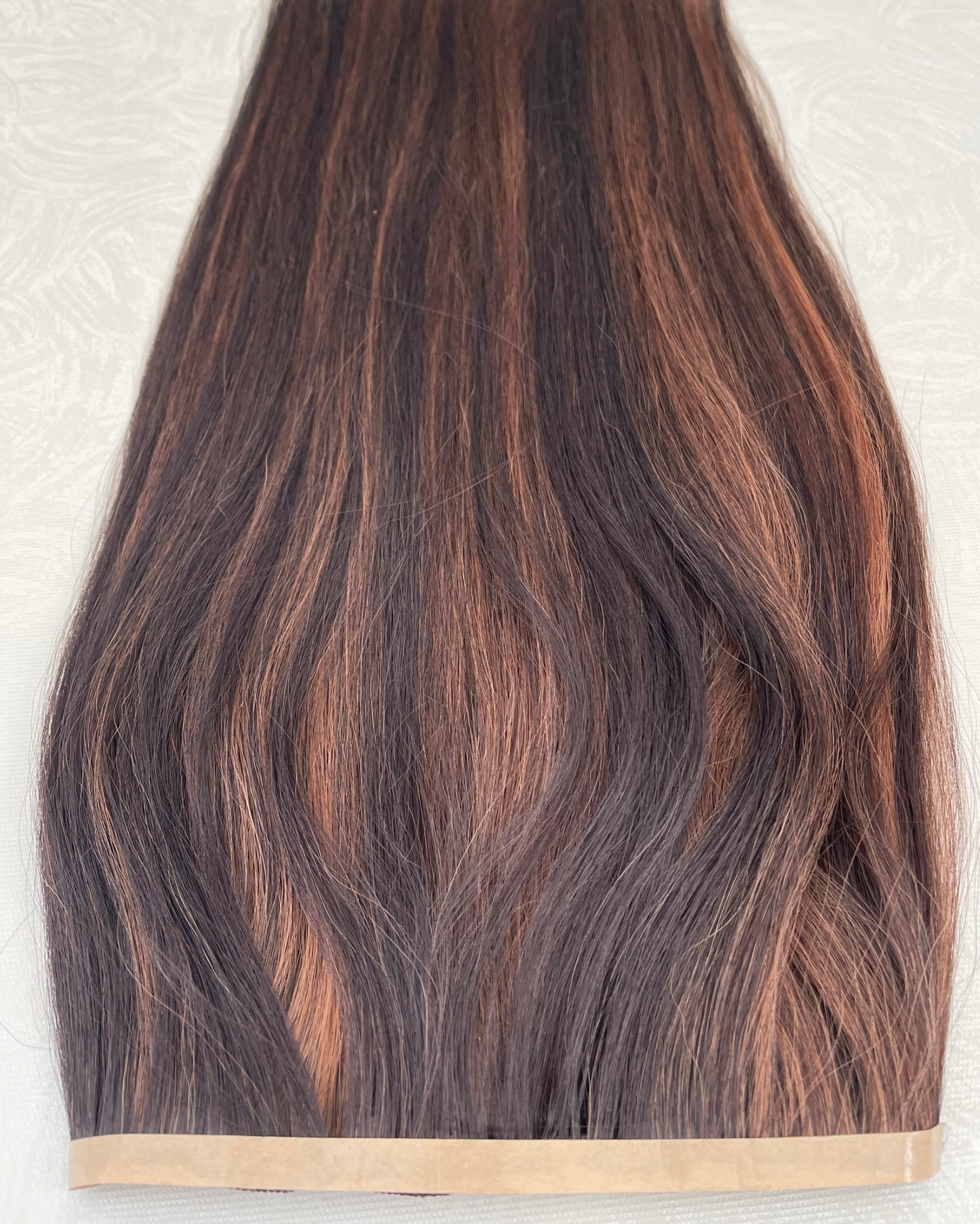 26” 210g Tape-In Weft Bio-Protein Fibre Brunette