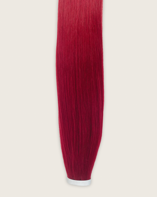 26” 210g Tape-In Weft Bio-Protein Fibre Burgundy