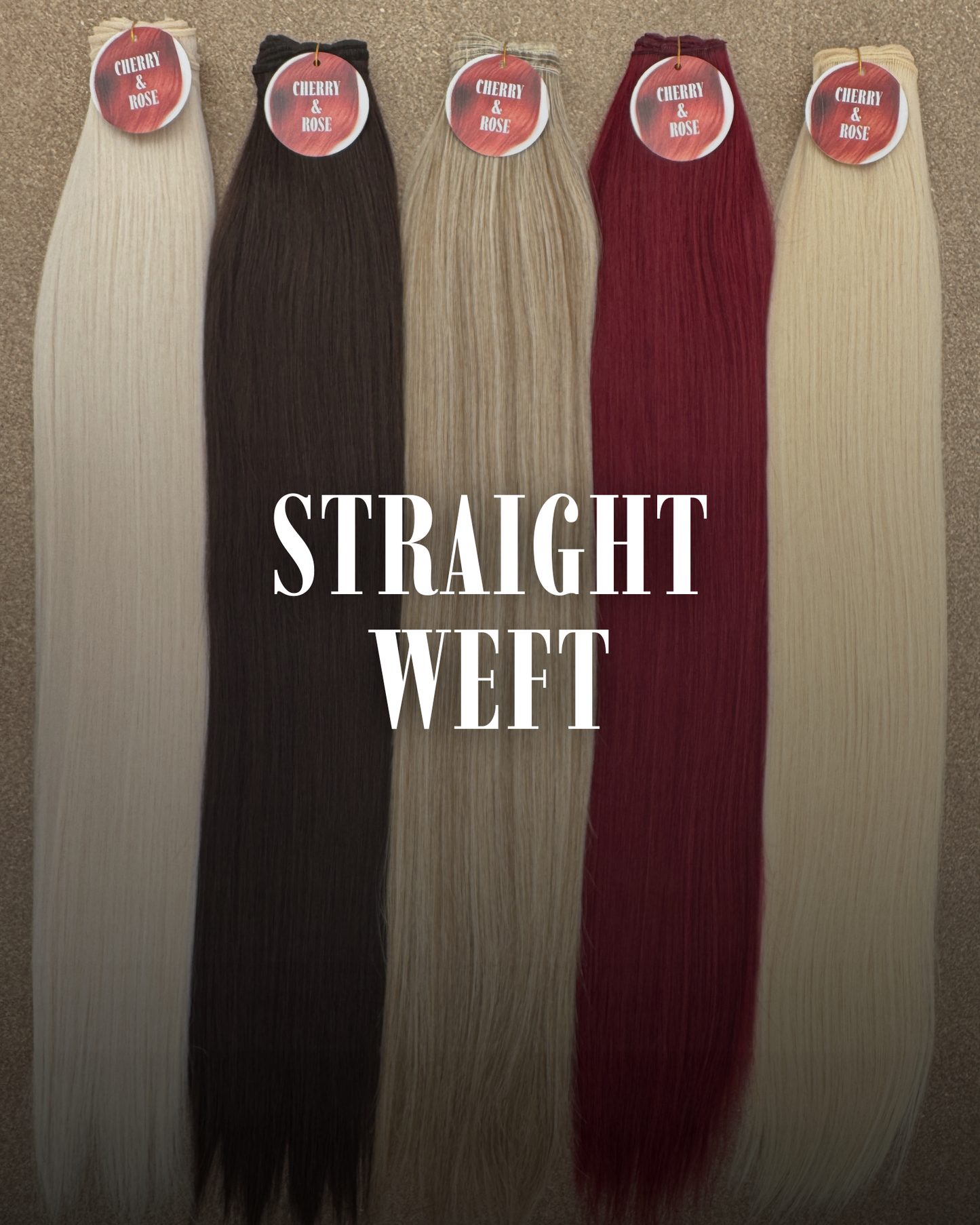 26” Straight 210g Bio-Protein Fibre Weft Hair Extensions