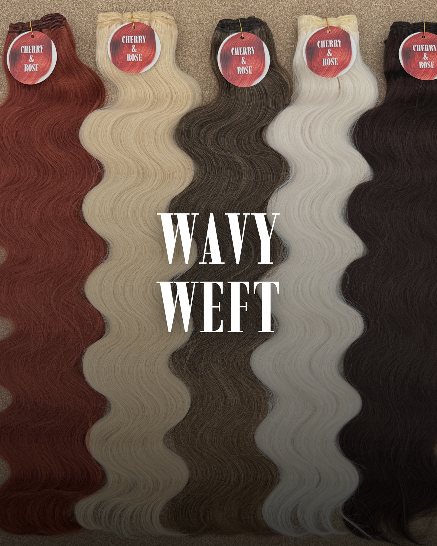 30” Wavy 210g Bio-Protein Fibre Weft Hair Extensions
