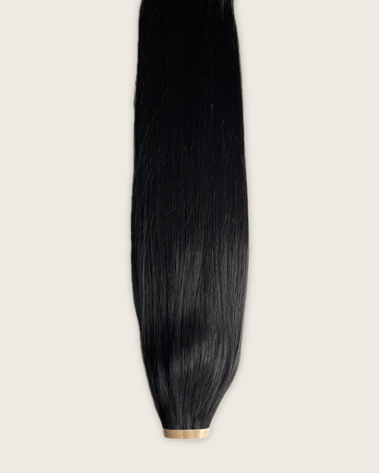 26” 200g Tape-In Weft Bio-Protein Fibre – Natural Black