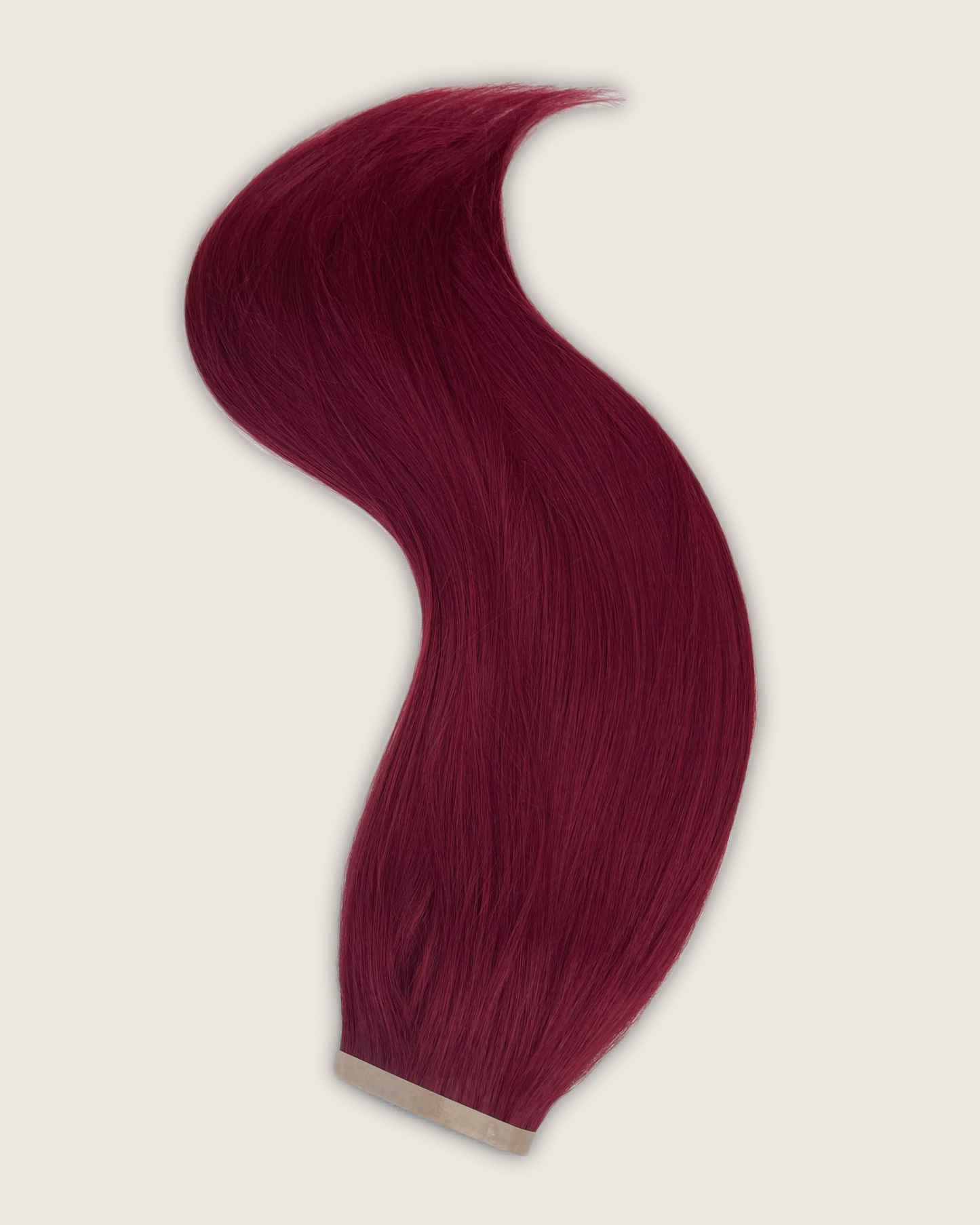 26” 210g Tape-In Weft Bio-Protein Fibre Burgundy